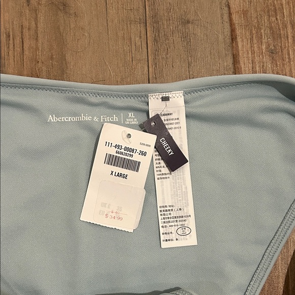 Abercrombie & Fitch Sky Blue Bikini Bottom - Picture 2 of 3